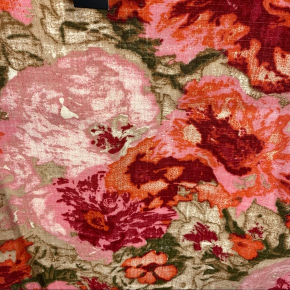 New Talbots Floral Straight Pencil Skirt Back Zip Split Vent Hem Size 12 Petite - Picture 3 of 9